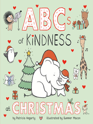 cover image of ABCs of Kindness at Christmas